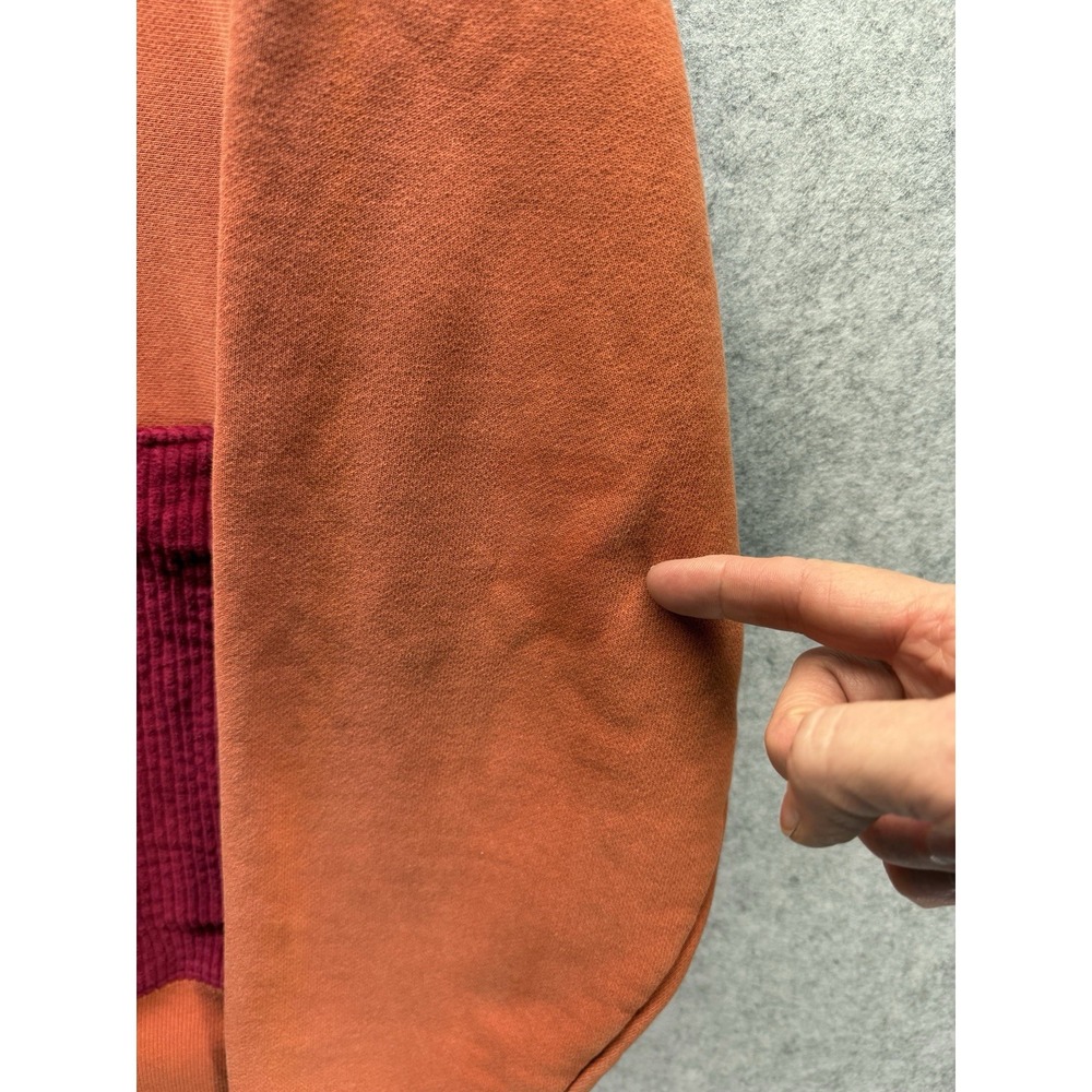 VTG Champion Pullover Hoodie Men's Medium Orange/Red - Picture 10 of 10